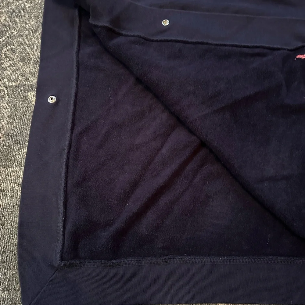 Ralph Lauren navy sweatshirt poncho - Picture 4 of 10